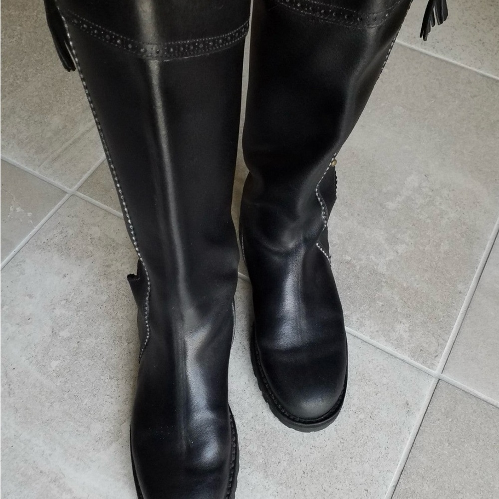 RARE Vintage Handmade Spanish Leather Riding Boots – Size 7.5 (EU 38)